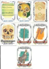 2015 ALLEN & GINTER (12) INSERTS MENAGERIE ANCIENT ARMORY GREAT SCOTT WHAT ONCE