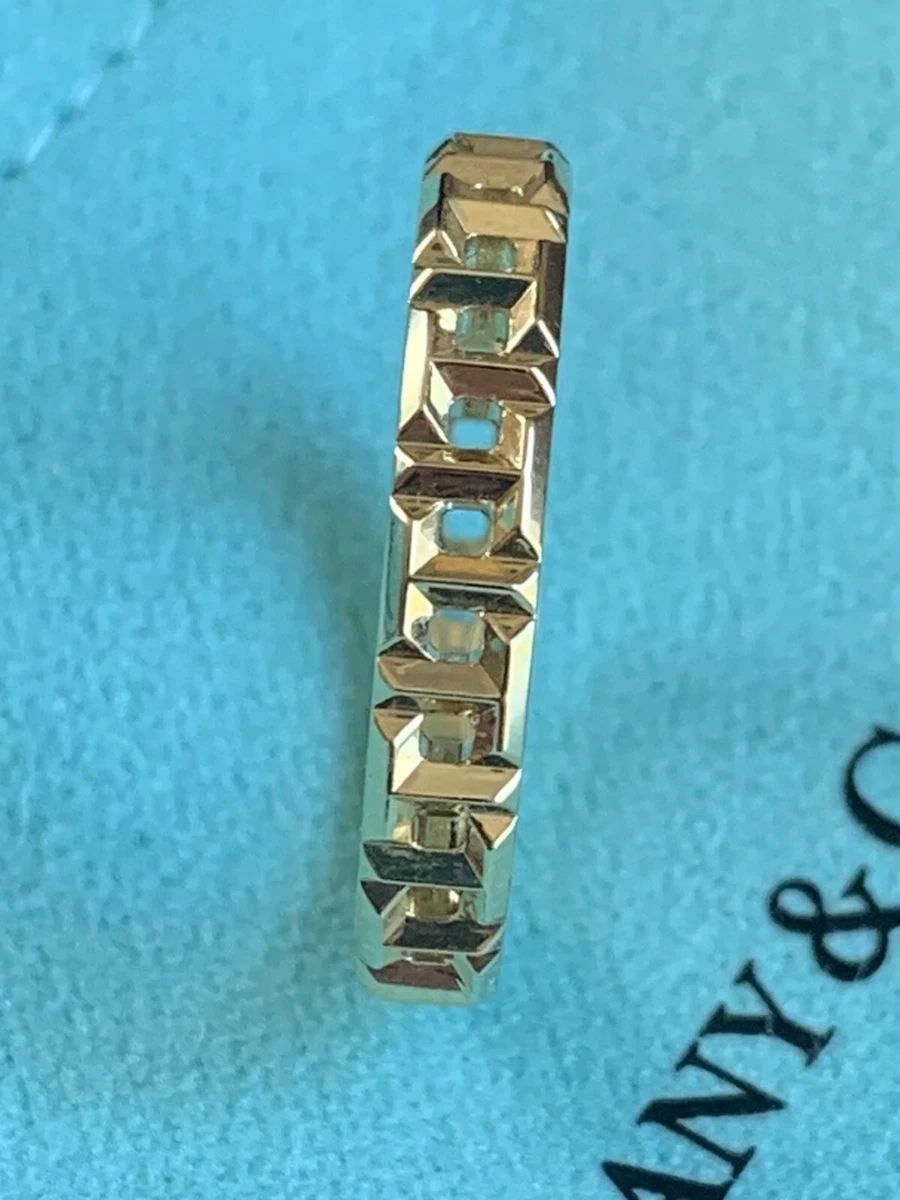 直営店に限定 18k tiffany&co yellow 7.5号 リング gold リング - www