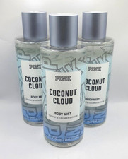 VICTORIA'S SECRET PINK COCONUT CLOUD BODY MIST 8.4 FL OZ SET OF 3 