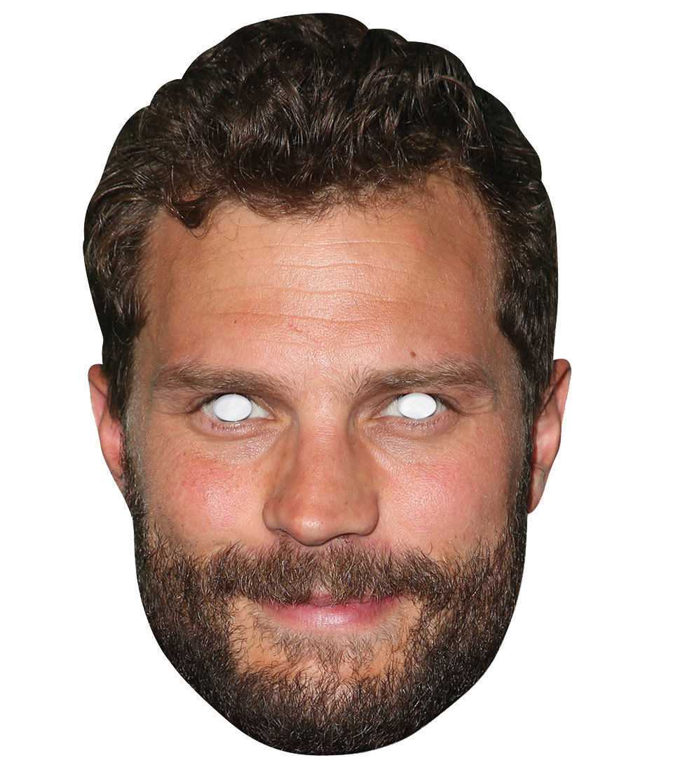 Jamie Dornan 2D Celebrity Single Card Party Face Mask