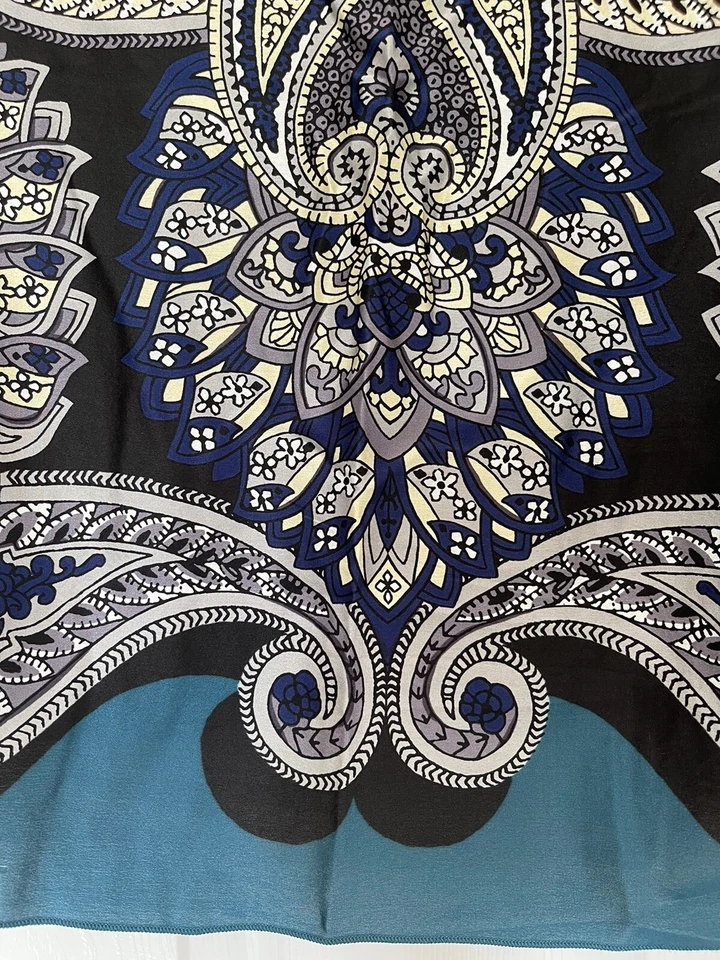 Suéter Lanvin Pura Lana Pura Seda Paisley Cuello Redondo Hecho en Italia, IT40 Pequeño Foto 3 de 4