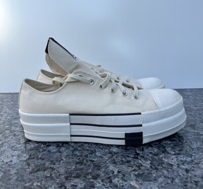 Converse Rick Owens x DRKSHDW DBL DRKSTAR Chuck 70 Low 'Natural