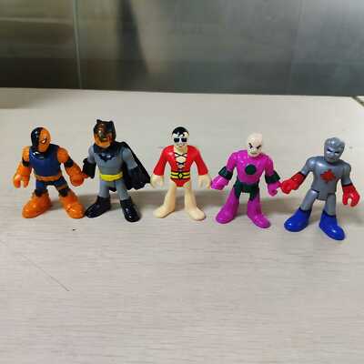 Lot of 5pcs Imaginext SLADE CAPTAIN ATOM Plastic Man Batman Lex