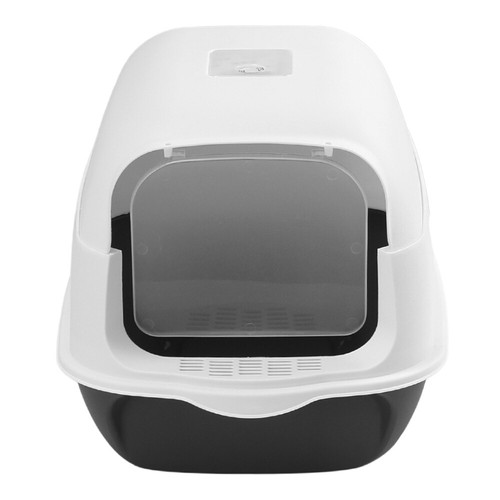 Cat Litter Tray Hooded Scoop Filter Box Loo Toilet Covered Lid Anti-Splashing - Picture 8 of 33