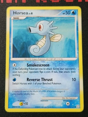 Pokémon TCG Horsea Lv.8 D&P Legends Awakened 102/146 Regular Common Card 