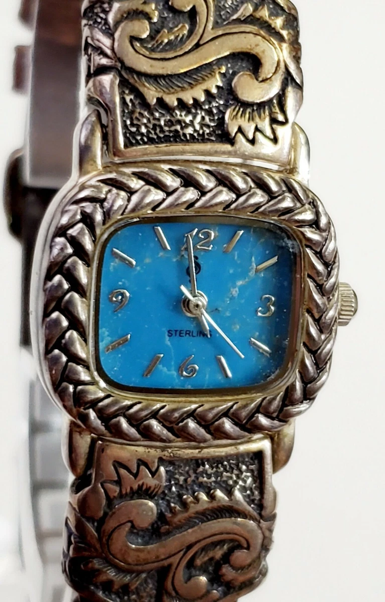 Womens sterling shop silver watch