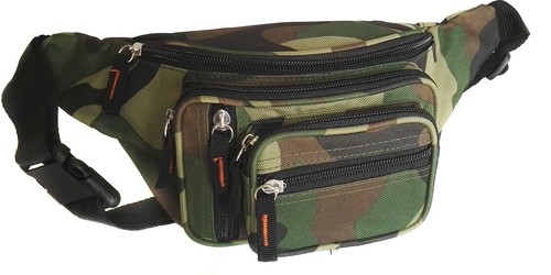 Riñonera Camuflaje Multibolsillos Hombre Mujer 6 Bolsillos Multi Bolso  Trabajo | eBay