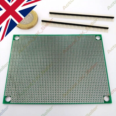 🇬🇧 1.27mm 0.05” 50mil prototyping PCB perfboard, SOIC SMD/SMT perf/proto board