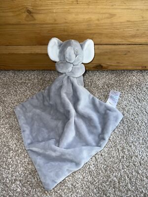 Toy Matalan Baby Comforter Matalan Grey Elephant Baby Comforter