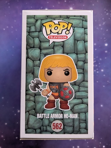 Masters of the Universe Battle Armor He-Man Funko Pop 562 Vinyl Figure BNIB - Picture 4 of 6
