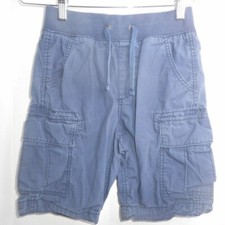 GAP Kids Boys Size Med 8-9 Regular Blue Thick Waistband Pull-On 6 Pocket Shorts 
