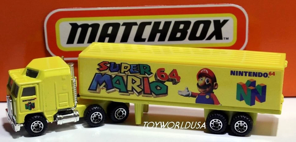 1997 Matchbox Super Rigs Kenworth Nintendo Super Mario 64 - Image 2 of 2
