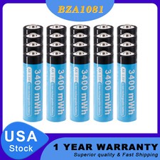 20x 1.5V Rechargeable AA Li-ion Lithium ion Batteries 3400mwh Battery With Case 2.85 per gallon
