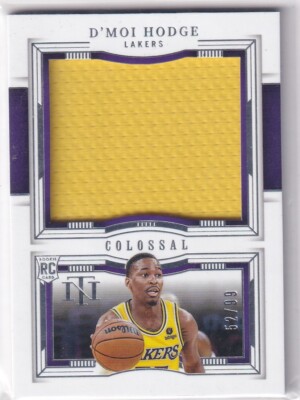 Panini NBA National Treasures 2023-24 CR-HOD D'Moi Hodge Rookie Patch 52/99