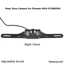 Rear View Camera Backup License Plate Night for Pioneer AVH-P2300DVD AVHP2300DVD