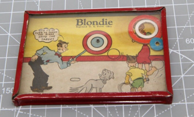 Vintage 1940 A.C. Gilbert Co Handheld Dexterity Puzzles Brain Game Box