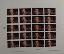 US SCOTT 3882 PANE OF 20 MOSS HART STAMPS 37 CENT FACE MNH