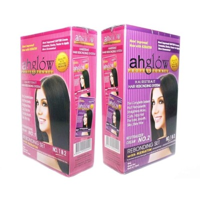 Ahglow Professional Rebonding Set mit Keratin No.1&2