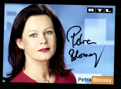 Petra Blossey RTL Autogrammkarte Original Signiert ## BC 167606
