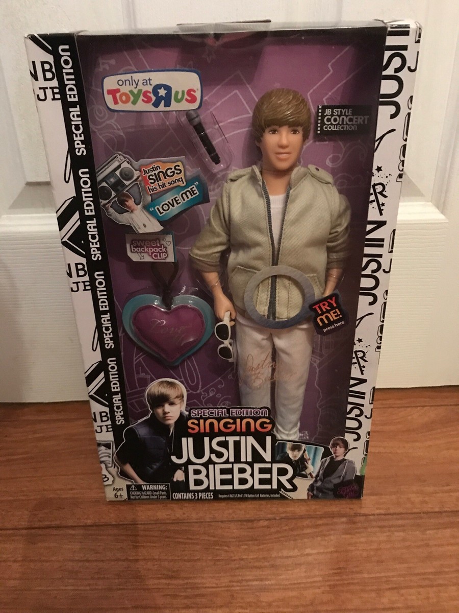 NEWExclusive Justin Bieber Concert SingingDoll LoveMe