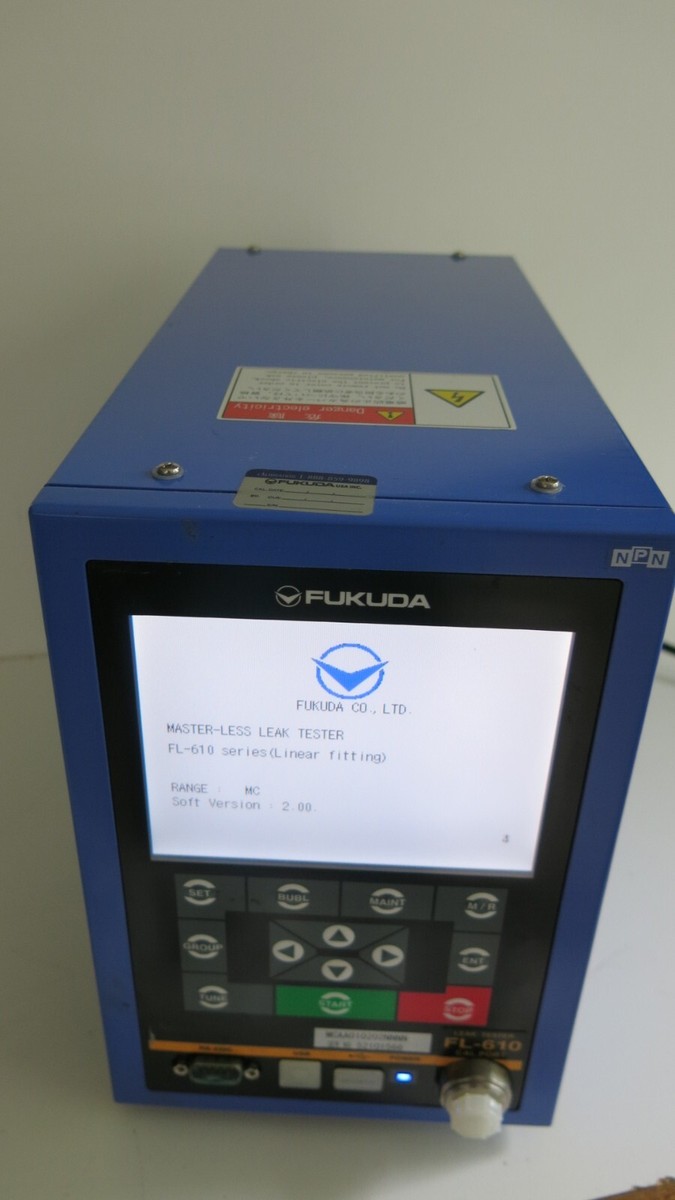 FUKUDA FL-610-MC-AA-01-02-02-NN-NN MASTER LESS LEAK TESTER | eBay