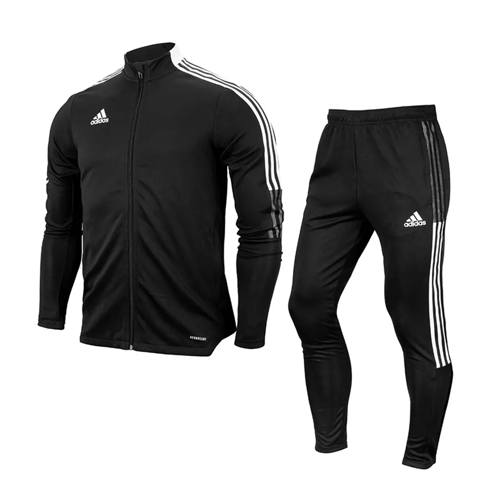 Adidas Tiro 21 Track Suit Men's Jacket Pants Black Asian Fit NWT GM7319 &  GH7305