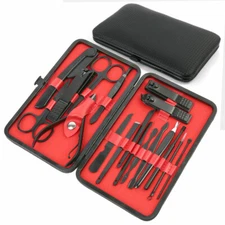 Women Men Manicure Pedicure Set Finger Toe Nail Scissors Clippers Grooming Kit