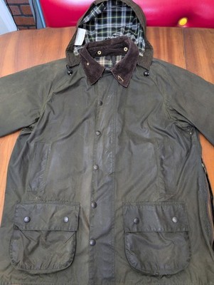 【2000s Vintage】 Barbour BEAUFORT ノンオイル Vintage Barbour Beaufort Waxed Cotton Jacket C46 Sage Green A150 w