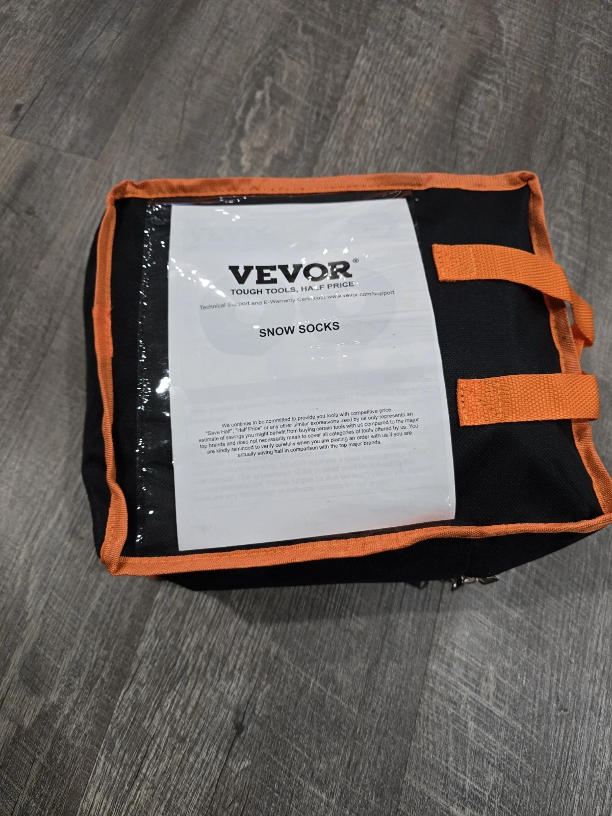VEVOR 2PCS Thickened Snow Socks for Tires Snow Traction Tire Cover M