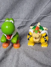 Super Mario Bowser(no launcher) & Yoshi McDonald's McDonalds Happy Meal 2017