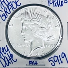 1926 S SILVER PEACE DOLLAR AUTHENTIC HI GRADE U.S. MINT COIN RARE KEY DATE 5919