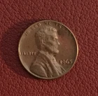 1965 P Lincoln Penny - very nice, actual coin - free shipping