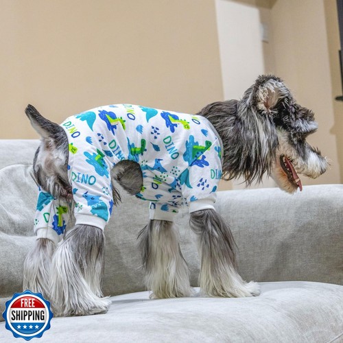 CuteBone Soft and Stretchy Dog Pajamas - Cozy Pet Jammies Breathable Jumpsuit - Picture 5 of 5