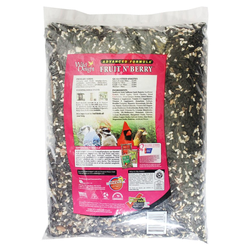 Wild Delight Fruit N Berry Wild Bird Food 20 lb