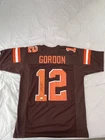 Josh Gordon Cleveland Browns #12 signed football jersey - JSA certified