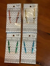 New Pro Stitch Aluminum 16”/Circular Knitting Needles Lot Of 4 US Sizes 7,8,9,10
