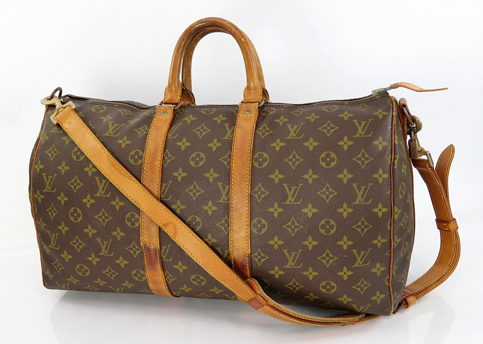Louis Vuitton Keepall Bandouliere 45 Monogram Canvas Duffel Bag