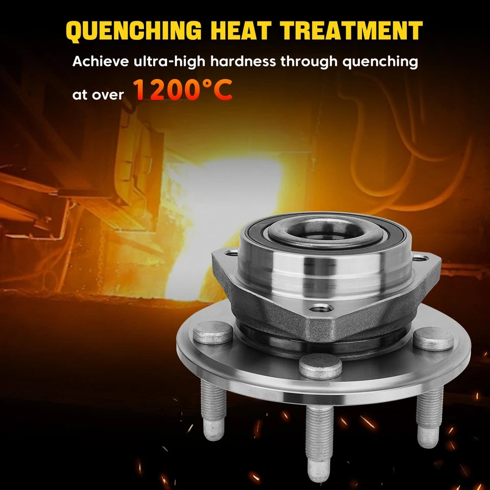 Set 2 Front Wheel Bearing Hubs For Chevy Equinox Buick Regal GMC Terrain 513288 - Image 4 of 4