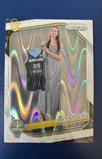 2025 Panini Prizm WNBA - Ajsa Sivka #85 White Seismic Prizm (RC)