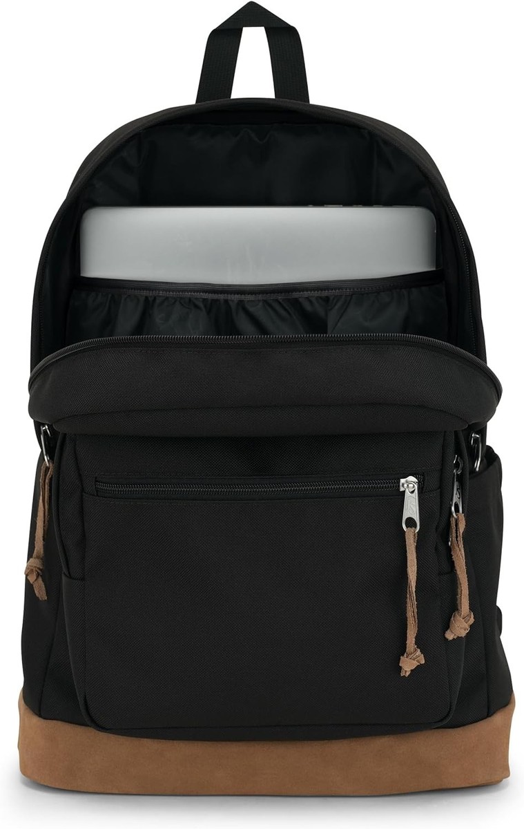 black leather backpack gold cross keeva HARI II GOLDEN ATLAS