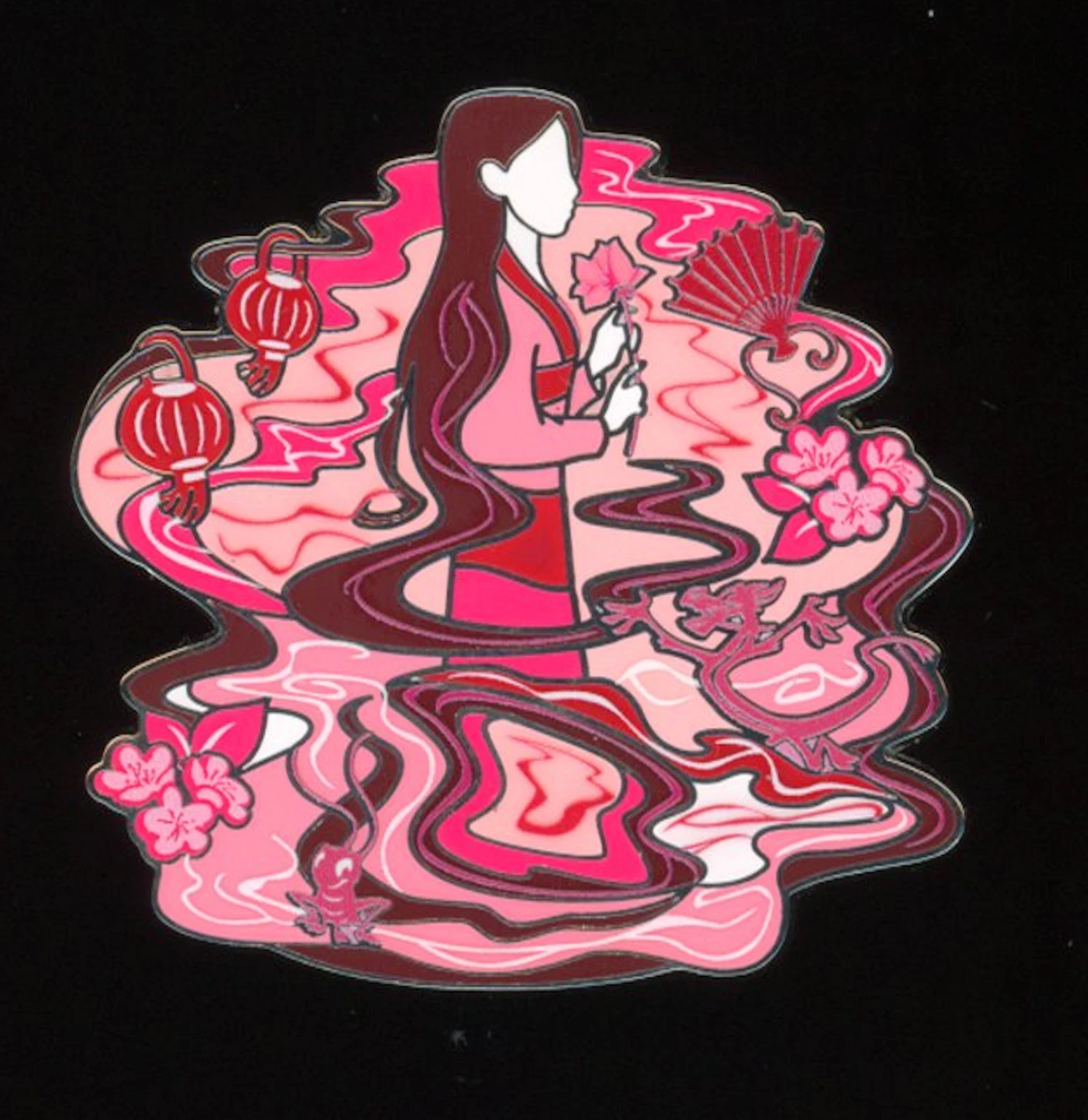 Loungefly Uncas Princess Monochrome Mystery Mulan Disney Pin