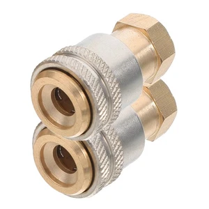 2pcs Tire Inflator Chuck 1/4'' Quick Release Locking Air Chuck