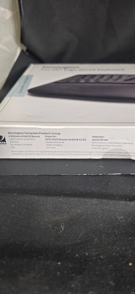 Kensington Pro Fit Ergo Wired Keyboard K75400US Black BNIB SEALED - Image 4 of 4