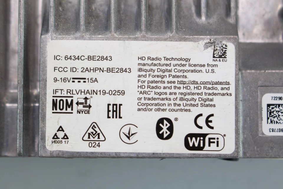 Chevrolet Camaro 2020 radio receptor módulo de control OEM, 84817042 Foto 3 de 4