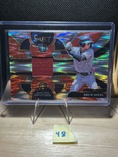 2024 Panini Select - Selective Swatches Druw Jones #SS-DJ Flash Prizm (MEM, RC)