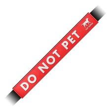 Do Not Pet Waterproof Leash Sleeve Fits 1 Inch Wide Leash Dual Sided