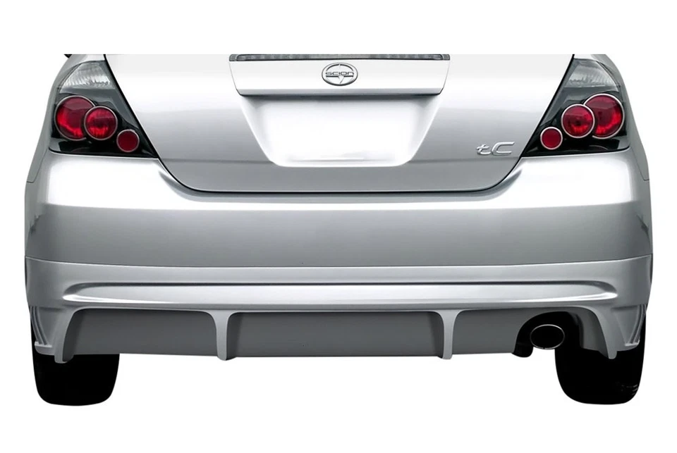 For Scion tC 05-10 Duraflex Racer Style Fiberglass Rear Bumper Lip Unpainted Foto 2 de 4