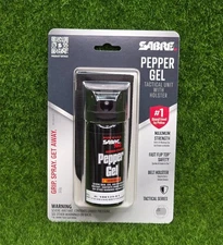 Sabre Red Pepper Gel Spray Repellent Self Defense W/HOLSTER - MK-3-GEL-H-US