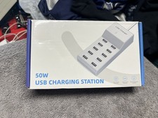 USB Charging Station 50w10A 10 Ports Multiple Charging Block Power USB Strip for