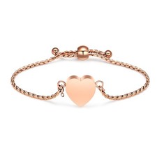 Heart Urn Bracelet for Ashes for Women Men Stainless Steel Cremation Keepsake Ho